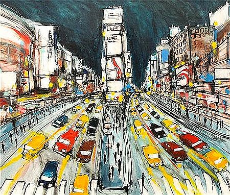 "New York" by Samuel Bayus - Auction record, sale price, and art valuation. Compare with similar artists and explore comparable artworks.