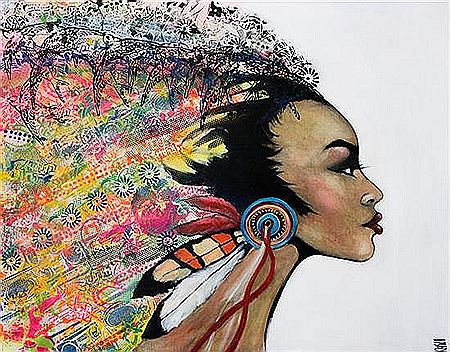 "Squaw" by Krispy - Auction record, sale price, and art valuation. Compare with similar artists and explore comparable artworks.