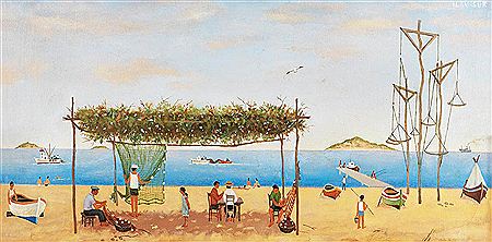 Fishermen by Nedim Gunsur - Auction record, sale price, and art valuation. Compare with similar artists and explore comparable artworks.