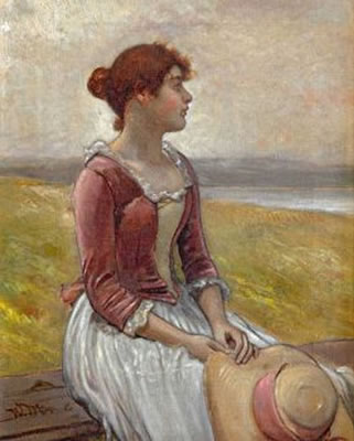 "Sitzendes Mädchen mit Sommerhut" by Walter Matysiak - Auction record, sale price, and art valuation. Compare with similar artists and explore comparable artworks.