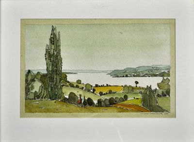 Blick auf die sommerliche Seelandschaft