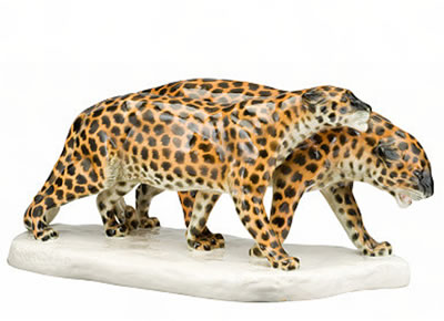 Two leopards