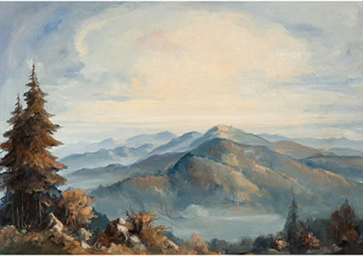 View from the Blauen to the Belchen