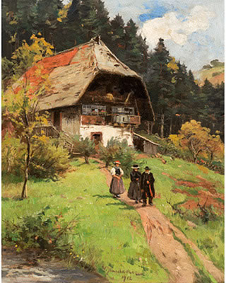 Sample artwork by Vitus Staudacher (1850 - 1925), known for landscape views, outdoor painting - View similar artists and auction records