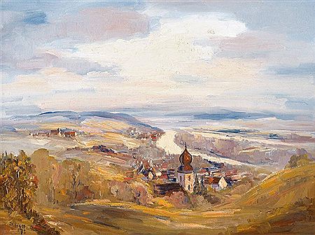 Rhine landscape near Bamlach and Bad Bellingen
