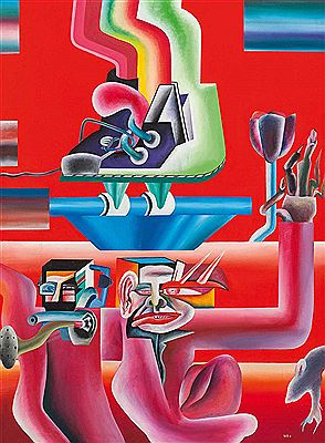 Sample artwork by Wolfgang Petrick (Born 1939), known for painting and drawing - View similar artists and auction records