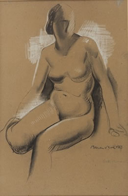 ŽENSKI AKT by Vilko Gecan - Auction record, sale price, and art valuation. Compare with similar artists and explore comparable artworks.