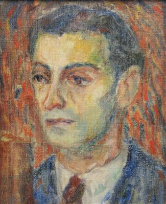 Portrait of George Tomaziu: Selfportrait
