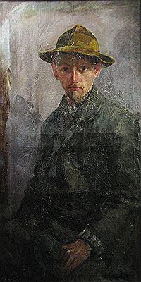 Portrait of Ipolit Strambu: "Self-portrait at his Youth"