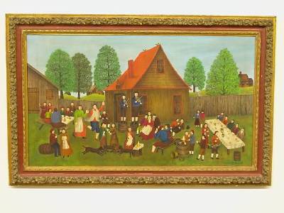Sample artwork by Erwin Neusch (1892 - 1993), known for naive marine genre, landscape - View similar artists and auction records