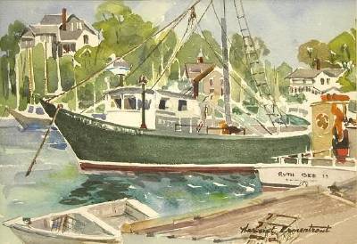 Dock Scene by Harriet Ermentrout - Auction record, sale price, and art valuation. Compare with similar artists and explore comparable artworks.
