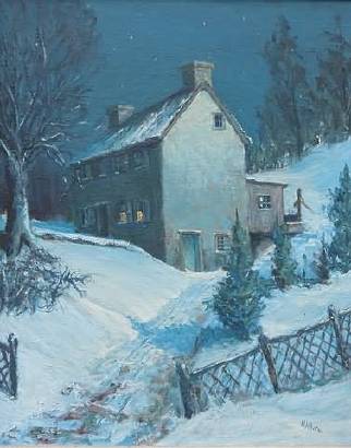 Nocturnal Winter Landscape