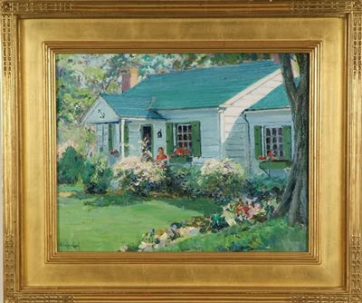 Spring Clapboard House