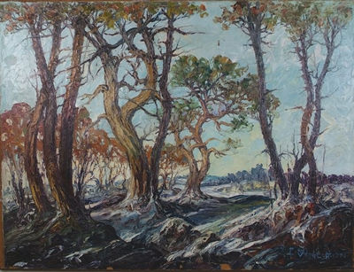Sample artwork by Leonid Gechtoff (1883 - 1941), known for genre-middle eastern, landscape and seascape - View similar artists and auction records