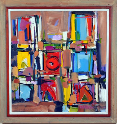 Church of Squares by Henry Hallman - Auction record, sale price, and art valuation. Compare with similar artists and explore comparable artworks.