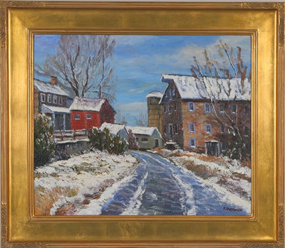 Griesemer's Mill, winter landscape