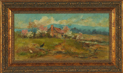 Spring Blossoms on Juckerton Road by Mary B Leisz - Auction record, sale price, and art valuation. Compare with similar artists and explore comparable artworks.