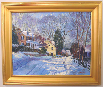 Rivertown by Ray Overpeck - Auction record, sale price, and art valuation. Compare with similar artists and explore comparable artworks.
