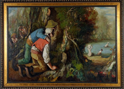 Sample artwork by Teodoro Delgado (1907 - 1975), known for painting - View similar artists and auction records