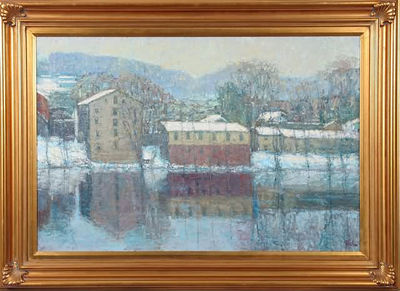 Sample artwork by David Hahn (20/21st century), known for bucks county landscape painting - View similar artists and auction records