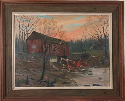 Condemned Bridge (Mill Creek Bridge), Bucks County