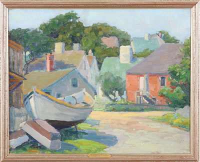 Whale Street- Nantucket by Emily Budell - Auction record, sale price, and art valuation. Compare with similar artists and explore comparable artworks.