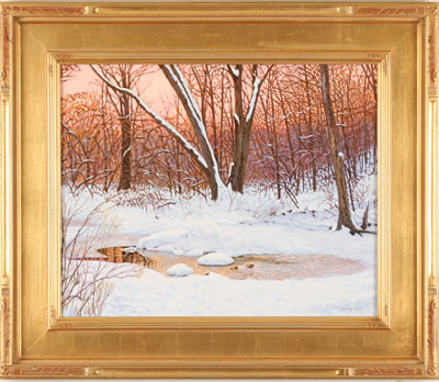 "Blue Gold Reflected"