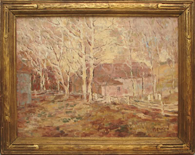 Landscape with houses