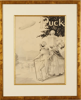 Puck magazine illustration