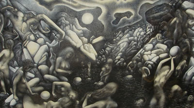 Figures on the rocks