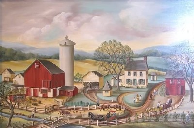 Folk Art Landscape