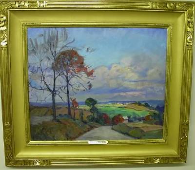 Sample artwork by Walter Mattern (1892 - 1946), known for rural landscape - View similar artists and auction records