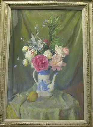 Sample artwork by Ben Solowey (1900 - 1978), known for portrait-stage personalities - View similar artists and auction records