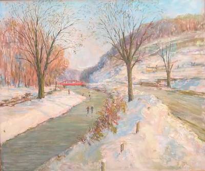 Bucks County Winter Landscape