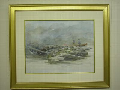 Fishermen with Canoe on River by Ken Power - Auction record, sale price, and art valuation. Compare with similar artists and explore comparable artworks.
