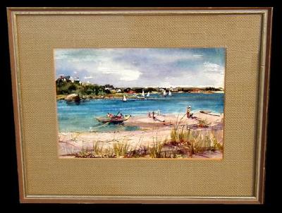 Sample artwork by Harriet Ermentrout (Born 1915), known for historical architecture, landscape - View similar artists and auction records