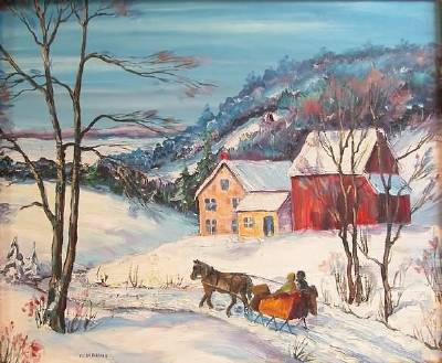 Jingle Bells by Clarence Ira Dreisbach - Auction record, sale price, and art valuation. Compare with similar artists and explore comparable artworks.