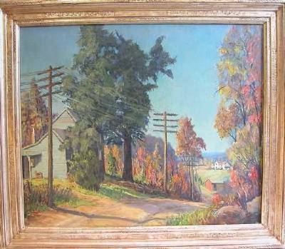 Autumn landscape in Badura Frame by Harry Horn - Auction record, sale price, and art valuation. Compare with similar artists and explore comparable artworks.