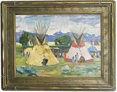 Sioux encampment