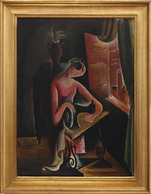 Midinette around 1925 by Antonin Pelc - Auction record, sale price, and art valuation. Compare with similar artists and explore comparable artworks.