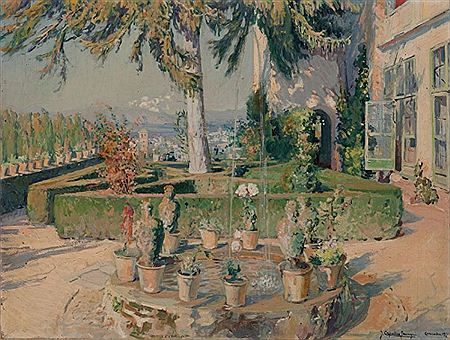 Sample artwork by Joaquin Capulino Jauregui (1879 - 1969), known for painting - View similar artists and auction records