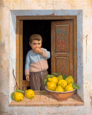 Sample artwork by Felix Tabasco (1942 - 2008), known for painting - View similar artists and auction records