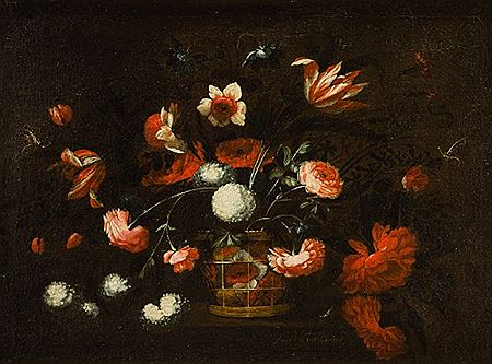 Cesta de flores