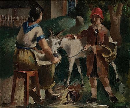 Sample artwork by Servando Pilar (1903 - 1990), known for painting - View similar artists and auction records