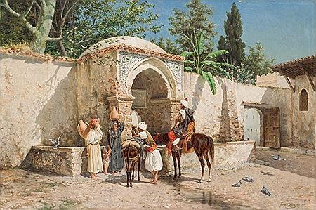 En la fuente by Tomas Moragas Y Torras - Auction record, sale price, and art valuation. Compare with similar artists and explore comparable artworks.