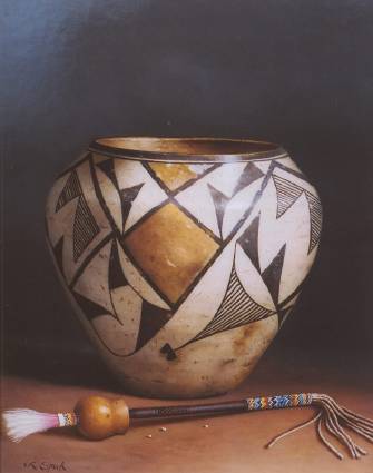 Acoma Pottery with Rattle