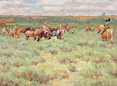 Taos Pueblo Rabbit Hunt