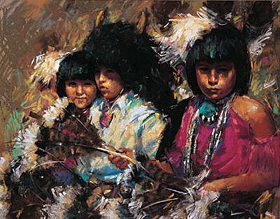 Sample artwork by Dee Toscano (1932 - 2018), known for portrait, ethnic figure, sculptor - View similar artists and auction records