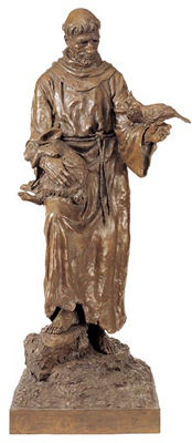 St. Francis of Assissi by Herb Mignery - Auction record, sale price, and art valuation. Compare with similar artists and explore comparable artworks.