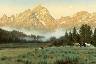 MORNING GLOW TETONS